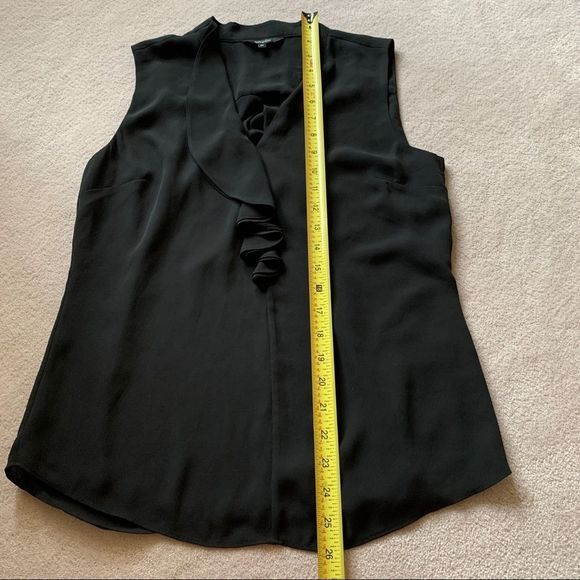 Black Rw&Co sleeveless blouse size small - Picture 6 of 7